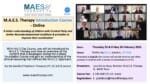 MAES Therapy 2-Day Introduction Course Online UK Time Feb.2021
